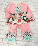 Sweet Pink and Aqua Ornament Outfit