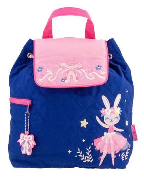 Ballet Bunny Quilted Backpack