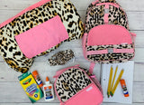 Leopard School Size Backpack