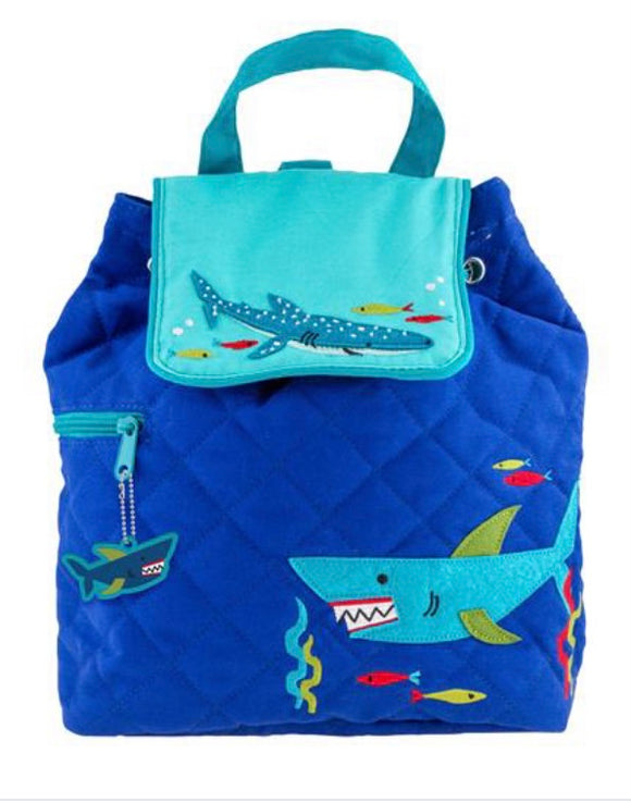 Shark Quilted Backpack