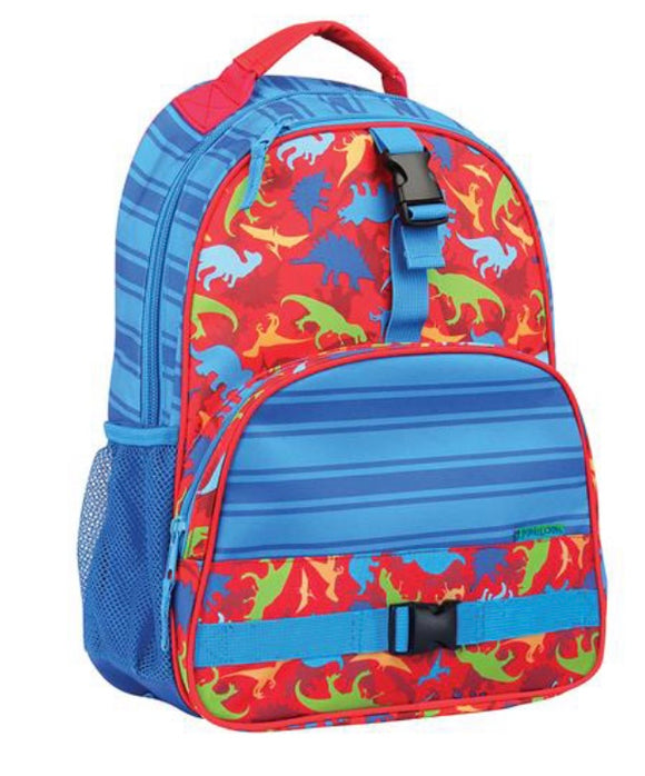 Red Dino School Size Backpack