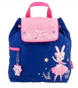 Dancing Rabbit Quilted Backpack