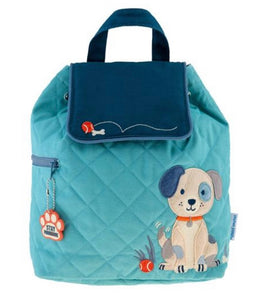 Puppy Quilted Backpack
